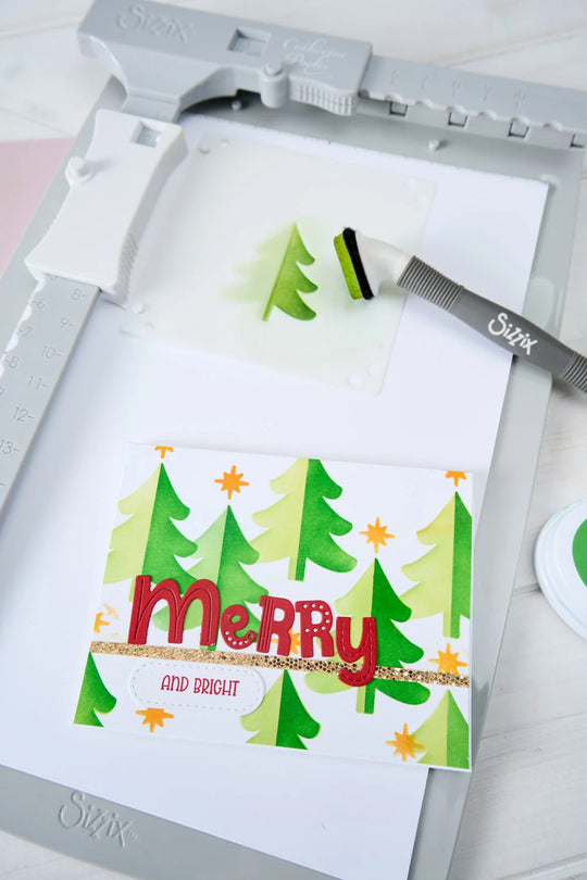 Print & Pattern Star on Top Layered Stencils