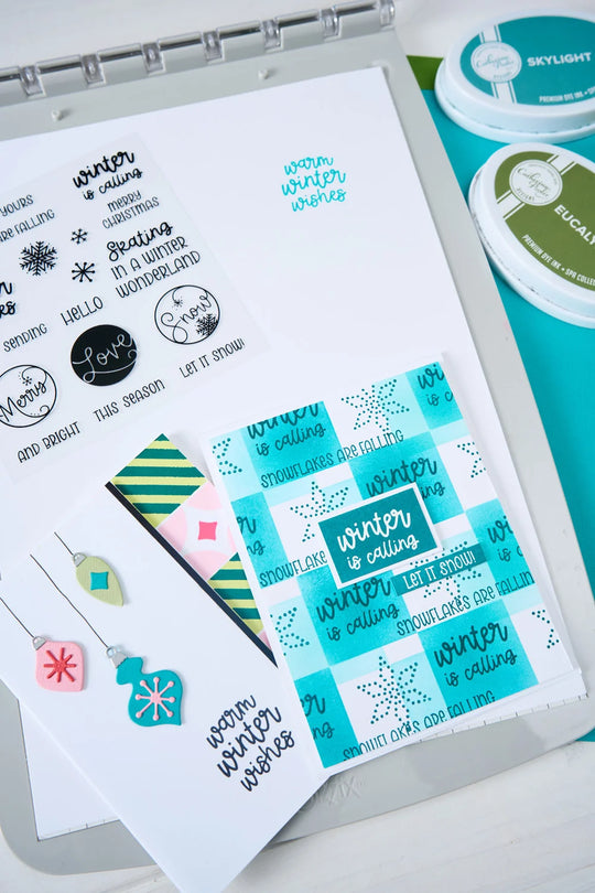 Warm Winter Wishes Sentiments Stamp Set