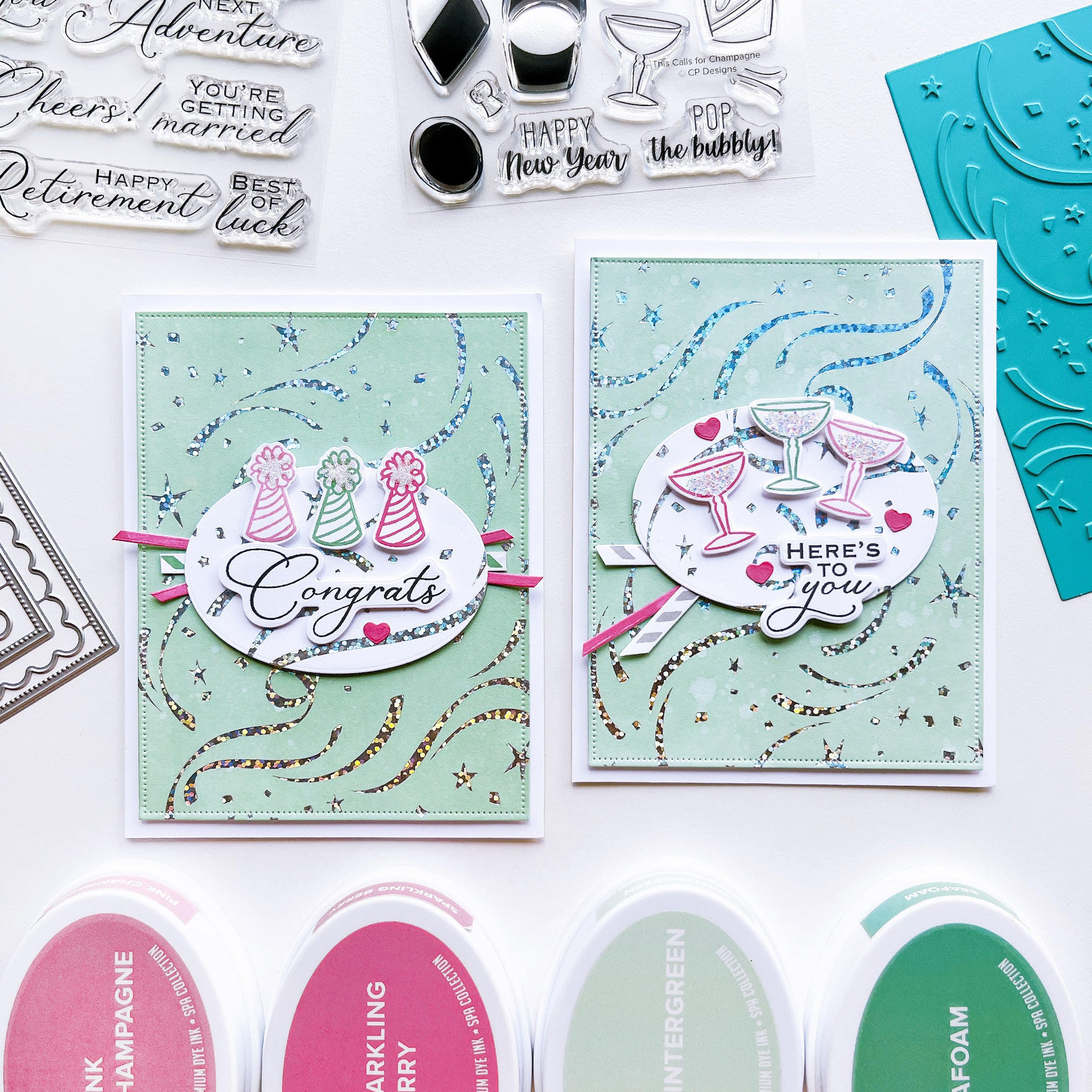 Hooray for Confetti Hot Foil Plates – Catherine Pooler Designs