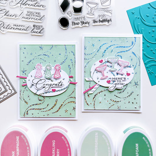 Hooray for Confetti Hot Foil Plates
