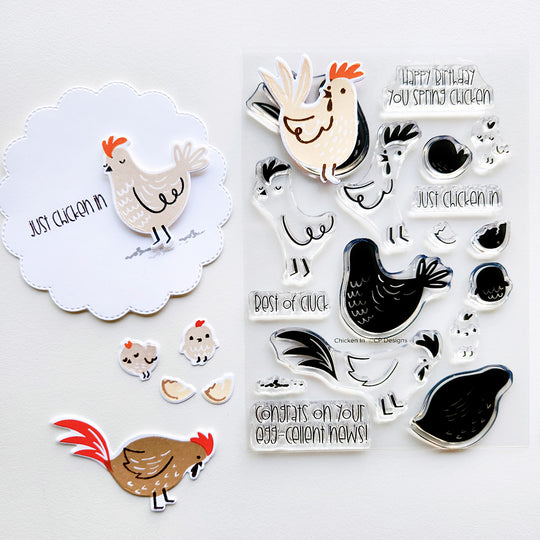 Chicken In Stamp Set