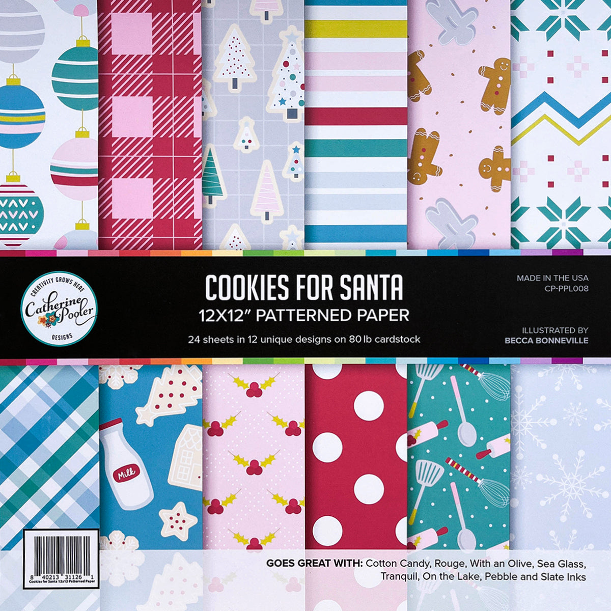 Santa's Cookies Paper Treat Bag