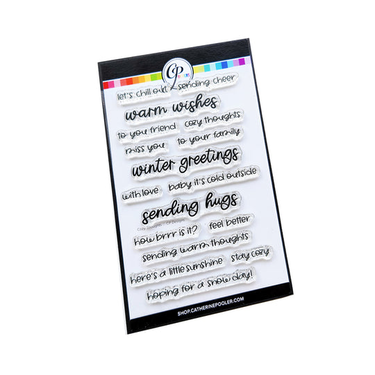Cozy Thoughts Sentiments Stamp Set