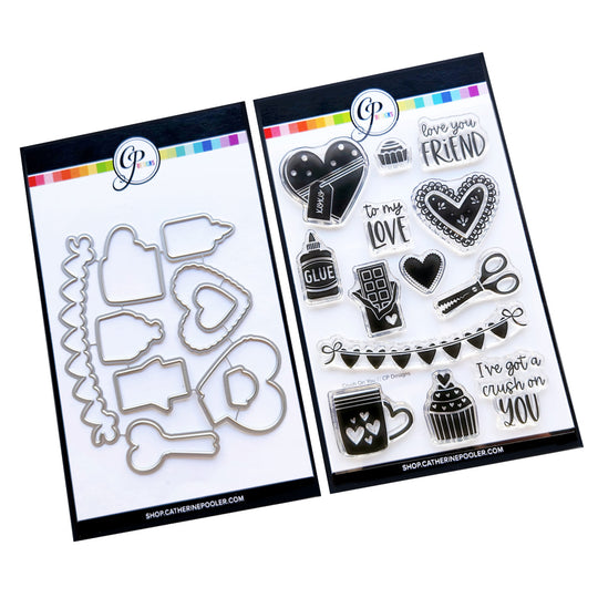 Crush on You Stamp & Die Bundle
