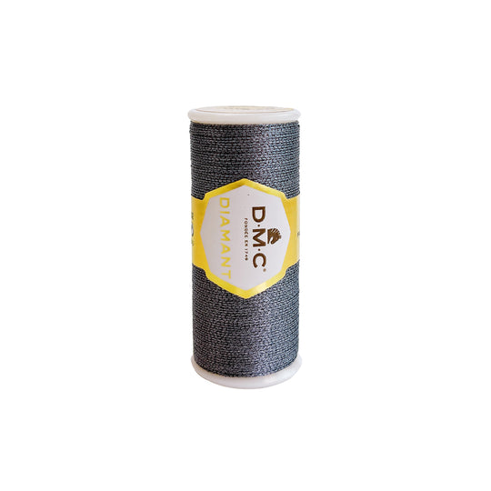 Anthracite Grey Diamant Metallic Thread by DMC