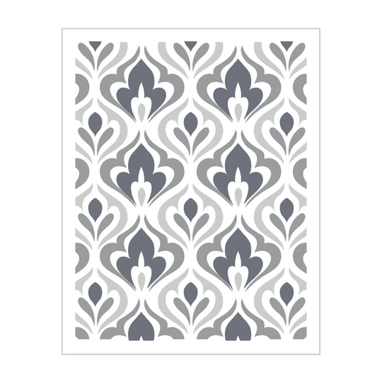 Dreamy Damask Layered Stencils