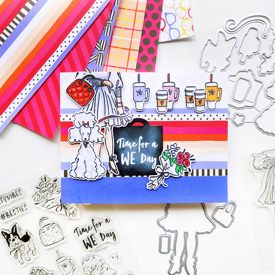 Time for a We Day poodle and stanley cup card