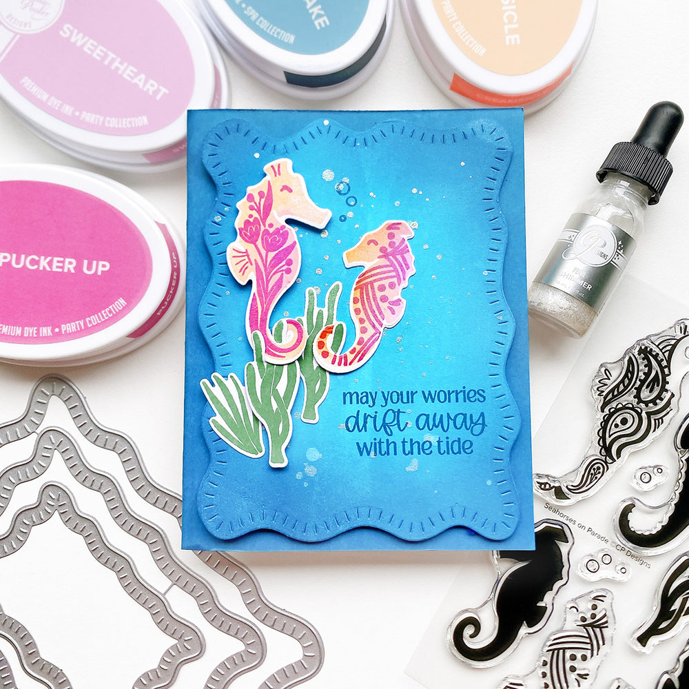 Seahorses on Parade Stamp & Die Bundle