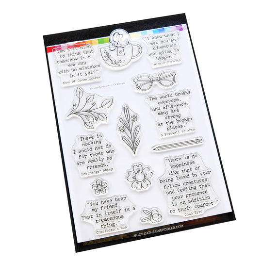 Excerpts Sentiments Stamp Set