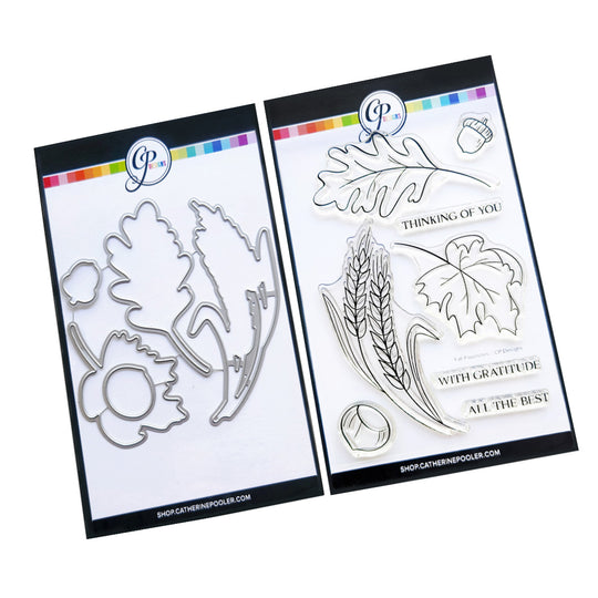 Fall Flourishes Stamp & Die Bundle