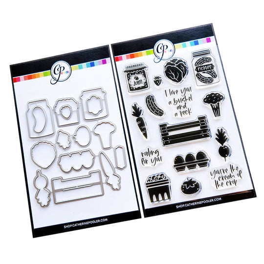 Farmers Market Stamp & Die Bundle