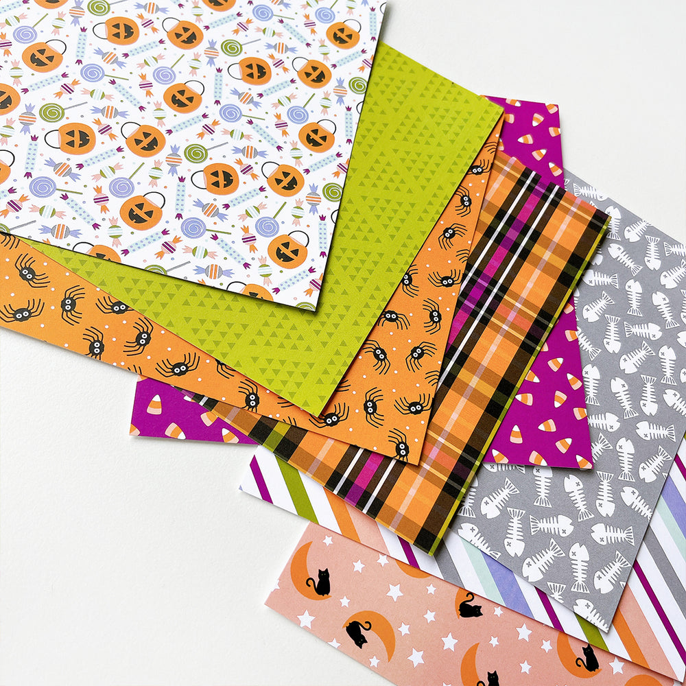 Feline Spooky Patterned Paper