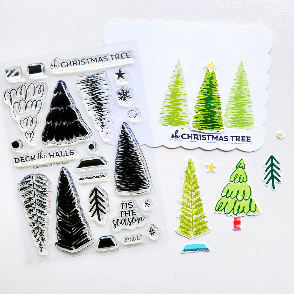 Festive Firs Stamp Set