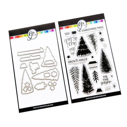 Festive Firs Stamp & Die Bundle