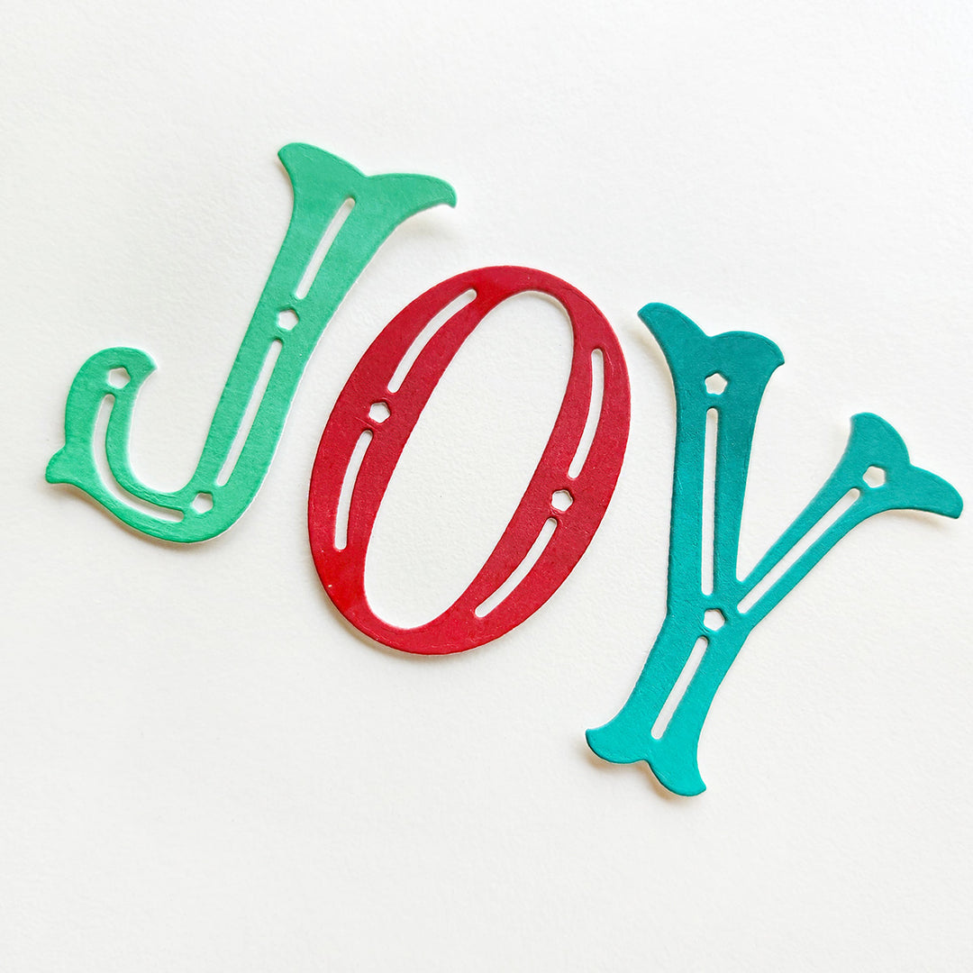 Festive Joy Word Die