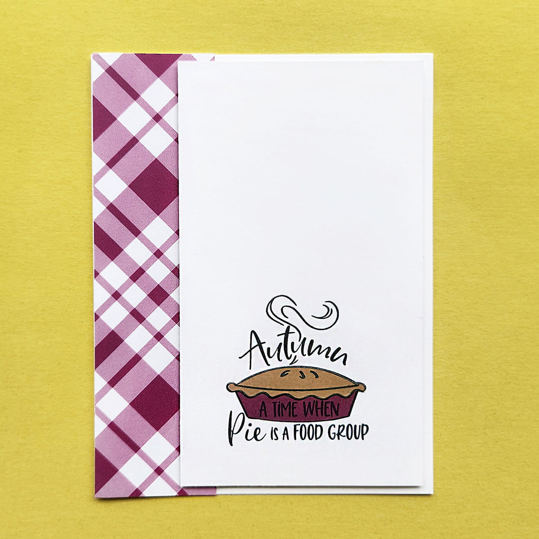 Fall Plaid Patterned Paper