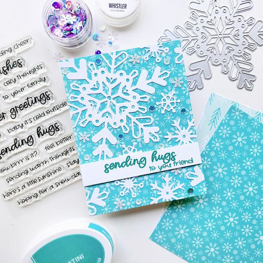Cozy Thoughts Sentiments Stamp Set