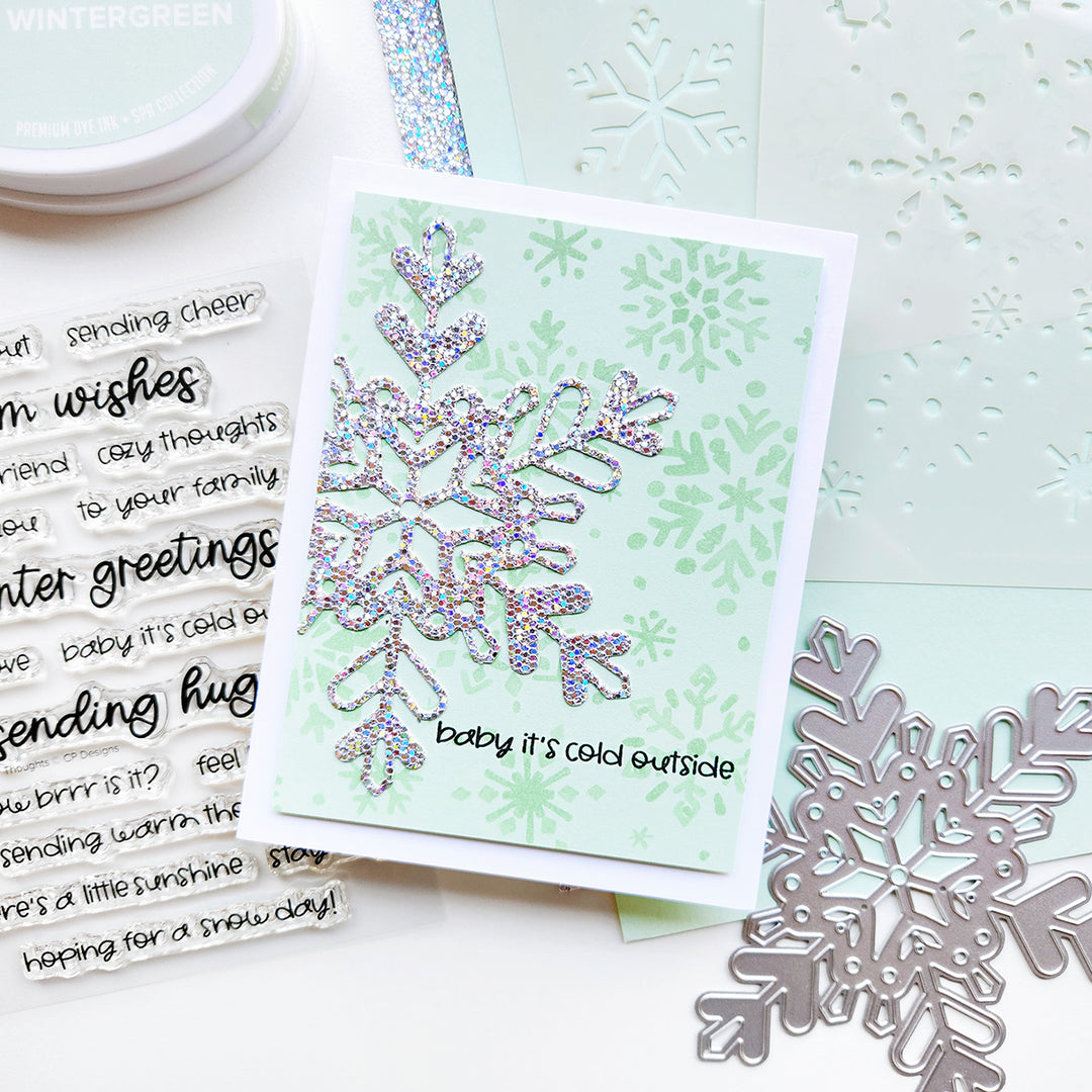Cozy Thoughts Sentiments Stamp Set