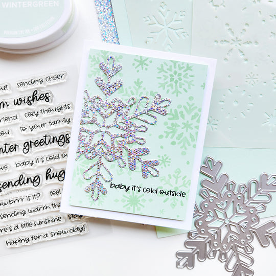 Cozy Thoughts Sentiments Stamp Set