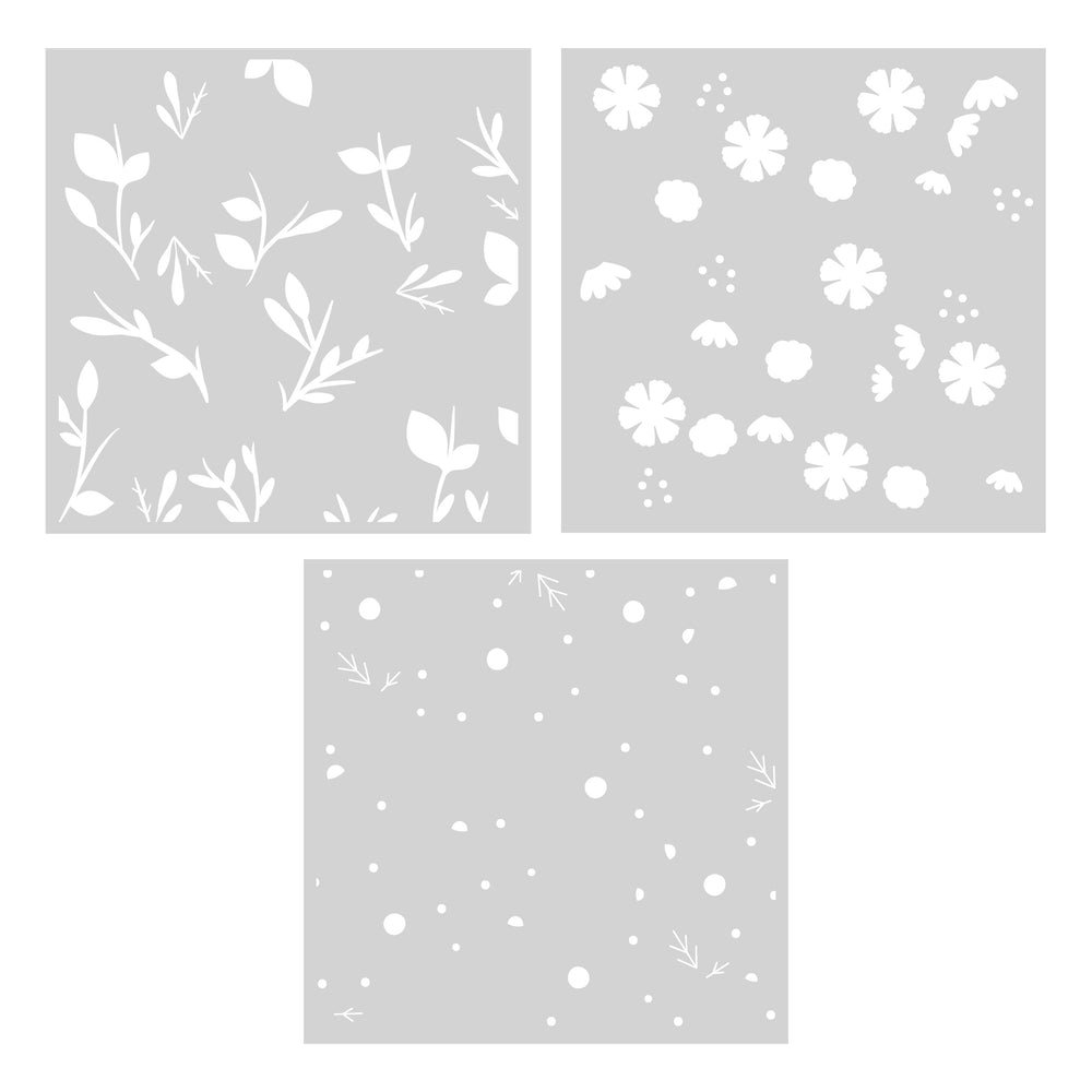 Floral Fancy Layered Stencils