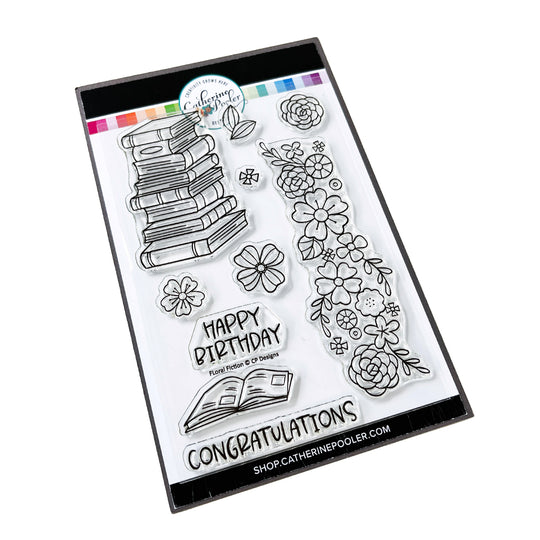 Floral Fiction Stamp Set