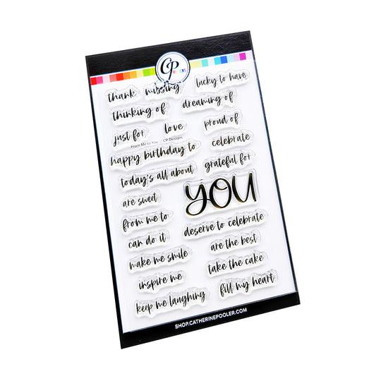 From Me to You Sentiments Stamp Set