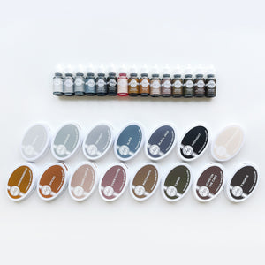 Neutrals Ink Collection: Ink Pads & Refills Bundle 15 colors