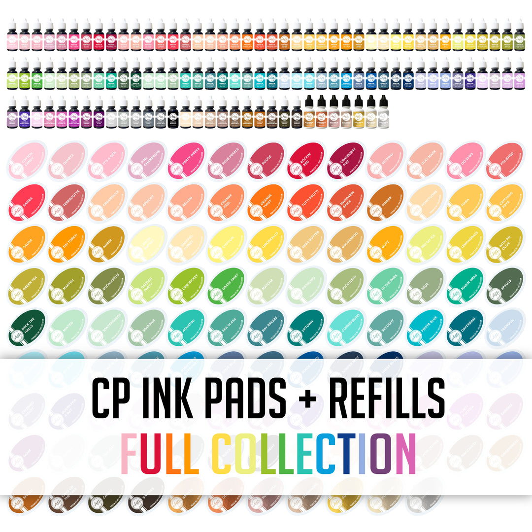 Full Ink Collection: Ink Pads & Refills Bundle 116 Colors