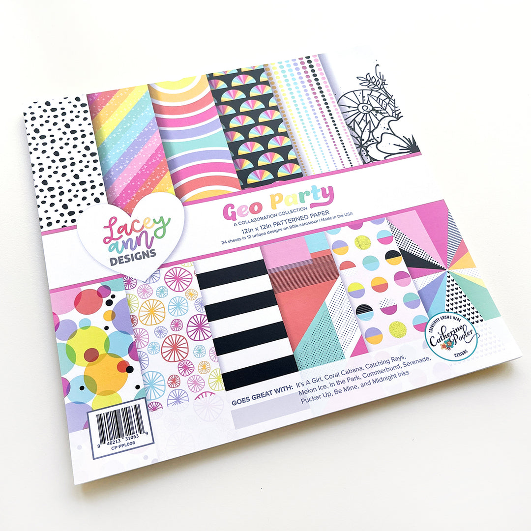 Geo Party 12x12 patterned paper