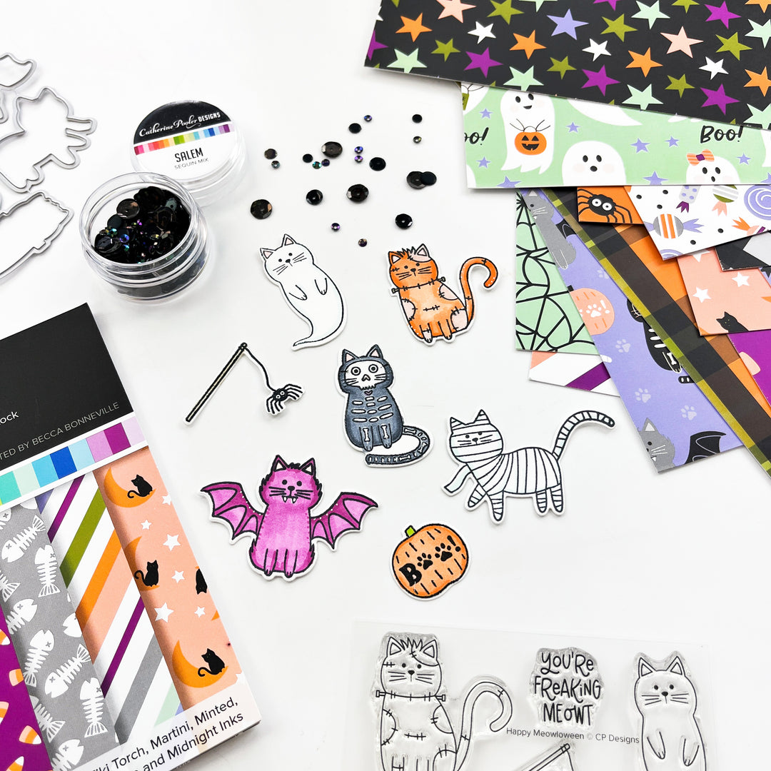 Happy Meowloween Stamp Set