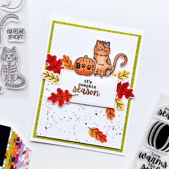 Feline Spooky Patterned Paper