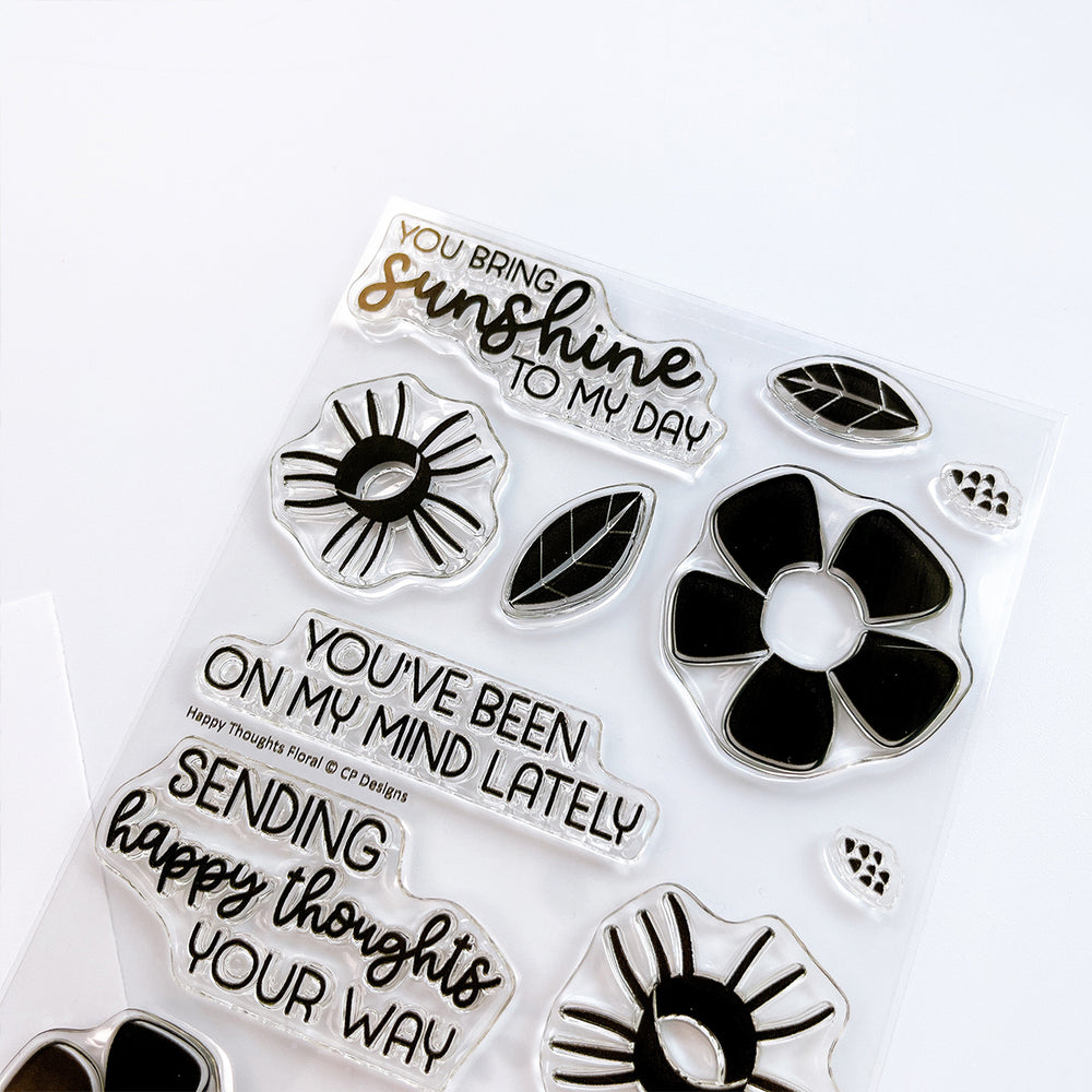 Happy Thoughts Floral Stamp Set