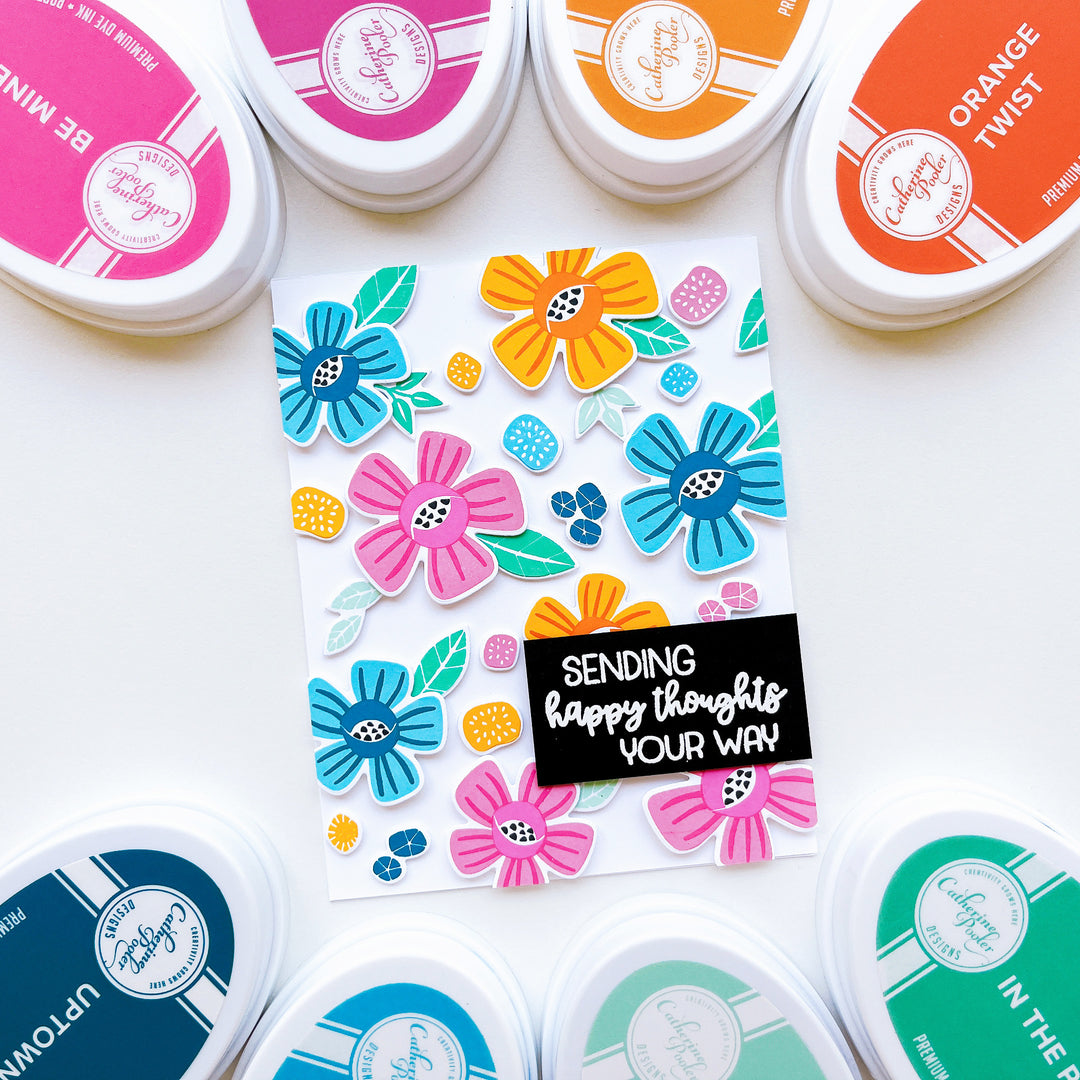 Happy Thoughts Floral Stamp Set