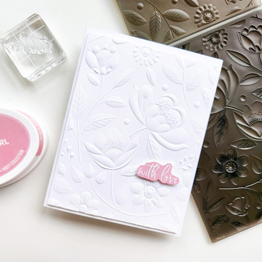 Happy Garden 3-D Textured Impressions Embossing Folder