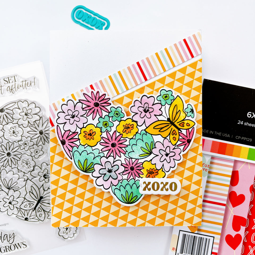 Hearts Aflutter Stamp Set