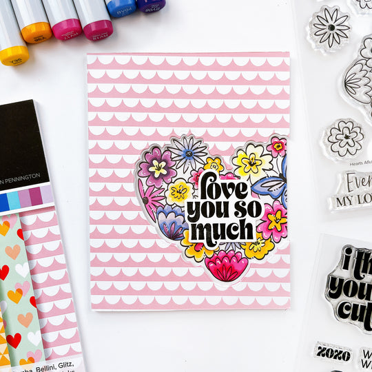 Hearts Aflutter Stamp Set