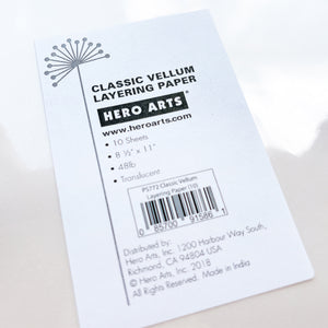Vellum Layering Paper by Hero Arts