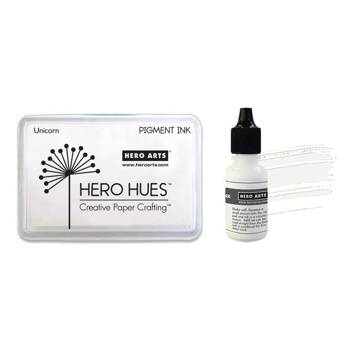 Unicorn Pigment Ink Stamp Pad & Refill By Hero Arts
