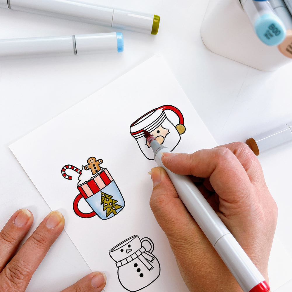 Holiday Mug Shots Stamp Set