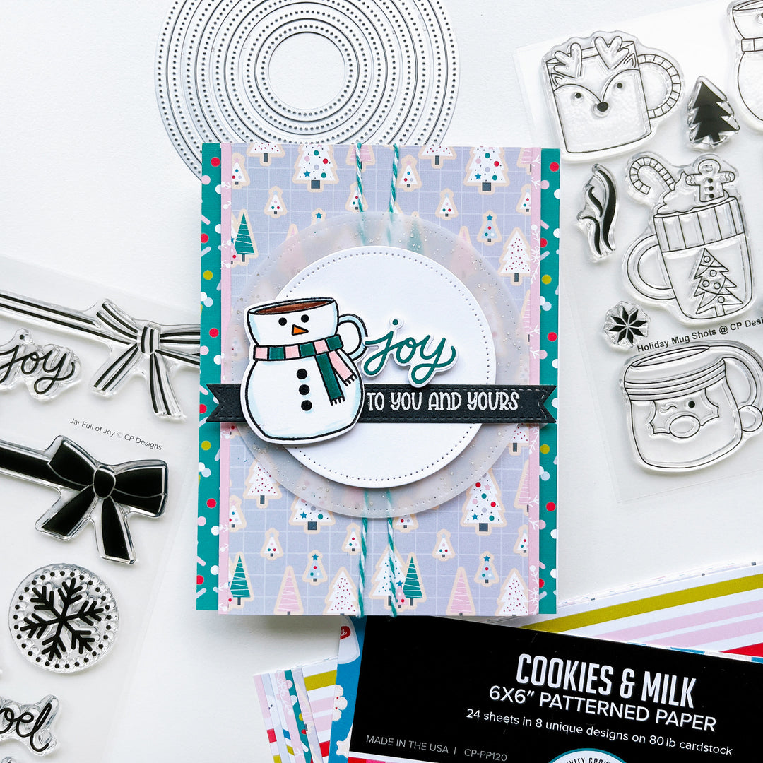 Cookies & Milk Patterned Paper