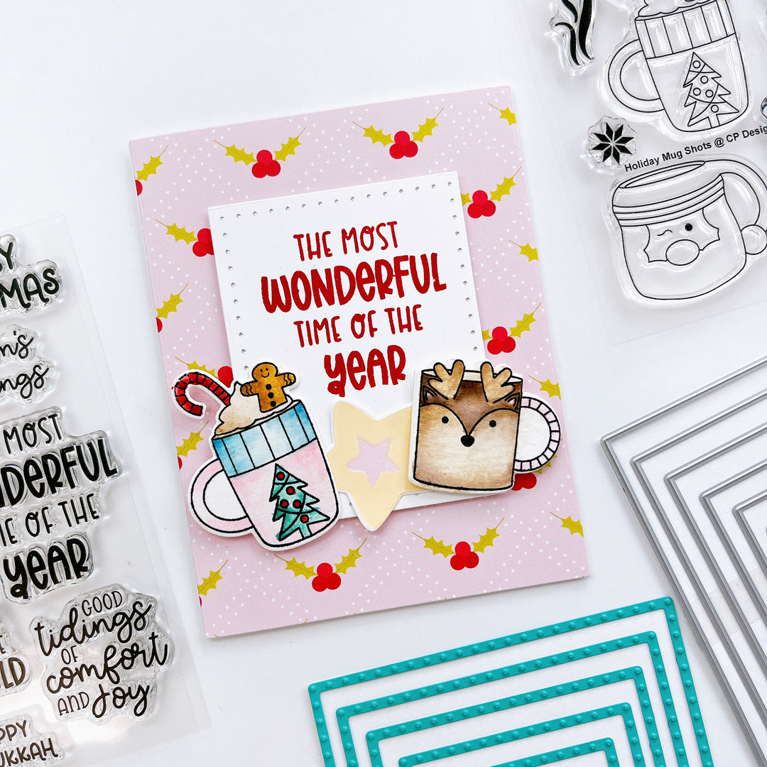 Holiday Mug Shots Stamp Set