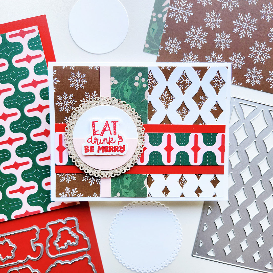 Jolly Jingle Sentiments Stamp & Die Bundle
