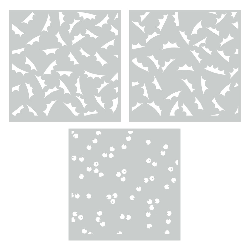 Holly & Berries Layered Stencils