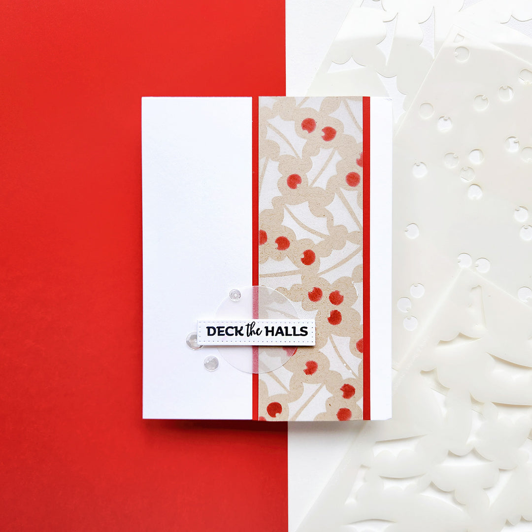 Holly & Berries Layered Stencils