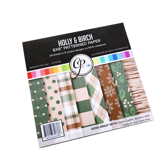 Holly & Birch Patterned Paper