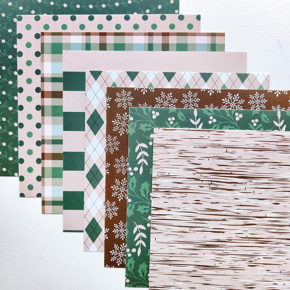 Holly & Birch Patterned Paper