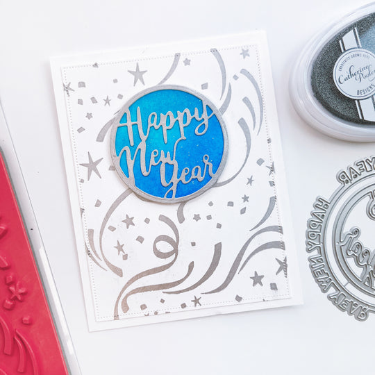 Hooray for Confetti Hot Foil Plates