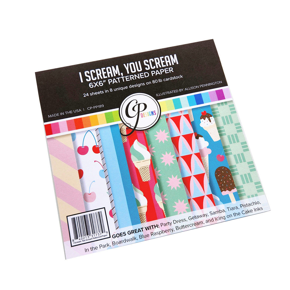I Scream, You Scream Patterned Paper – Catherine Pooler Designs