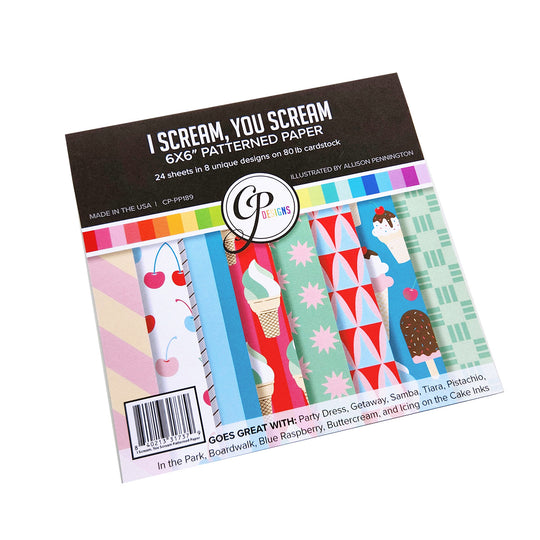 I Scream, You Scream Patterned Paper