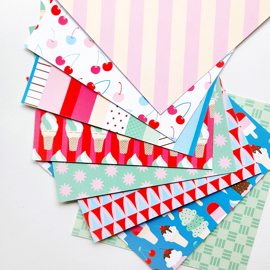 I Scream, You Scream Patterned Paper
